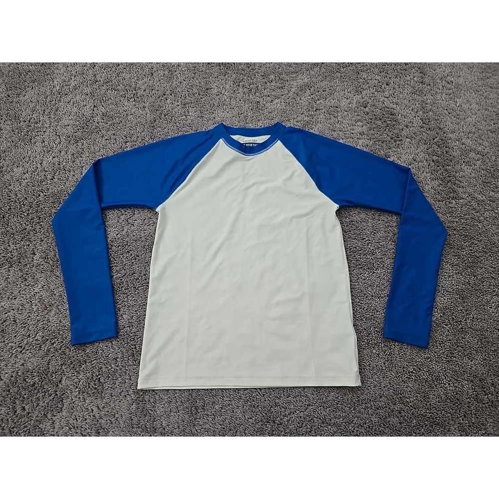 Crewcuts Rash Guard Youth Boys XL Raglan Long Sleeve UPF‎ 50+ Sun Protection NWT